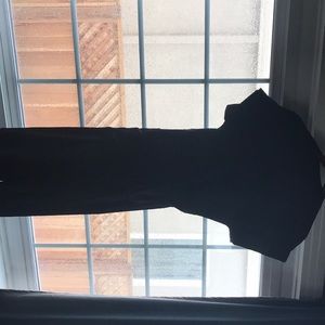 Black Kimono style wrap dress